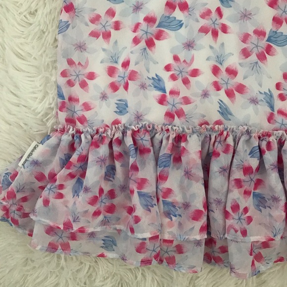 🌺 Calvin Klein Girl Floral Ruffled Dress 🌺 - Picture 7 of 7